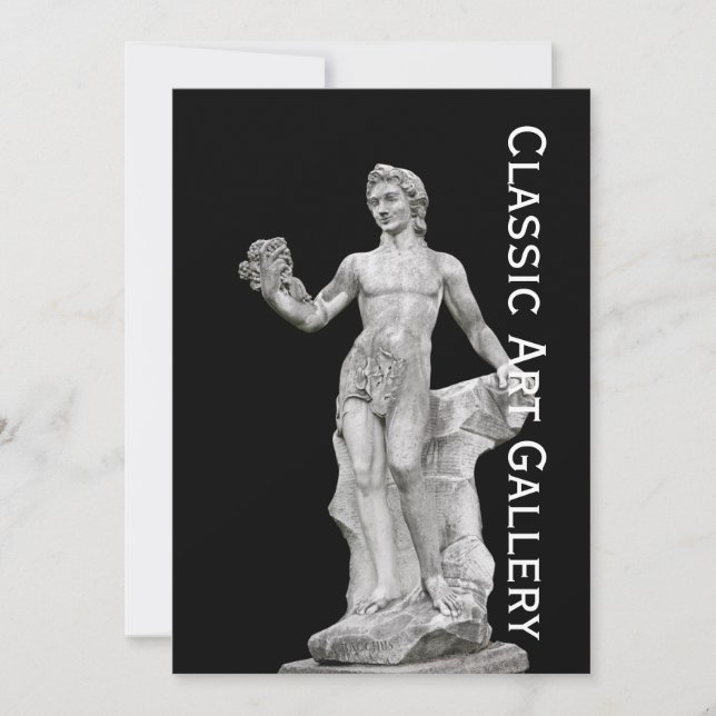 Statue des Gottes Bacchus (Vorderseite)