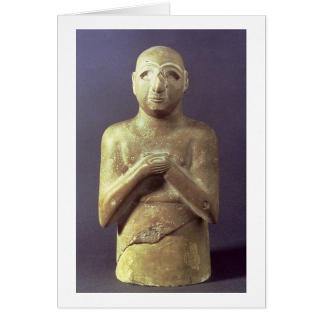 Statue des Gottes Utu, Mesopotamier, c.2400 BC (Li (Vorne)