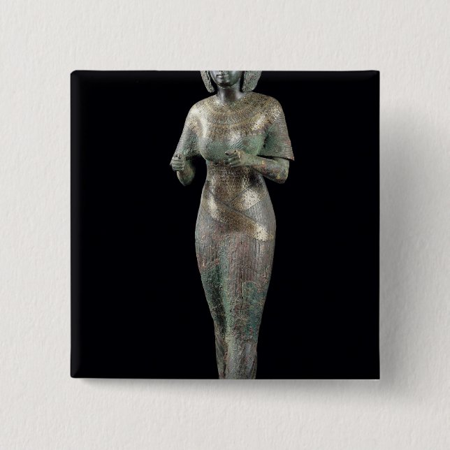 Statue des göttlichen Adoratress Karomama Button (Vorderseite)