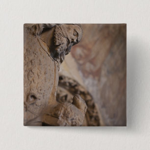 Statue des heiligen Johannes des Täufers Button