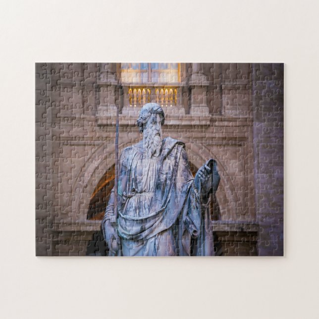 Statue des Heiligen Paul Rom. Puzzle (Horizontal)