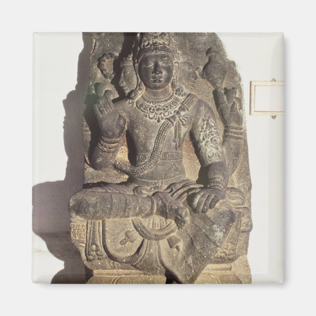 Statue des Hindu-Gottes Brahma Magnet (Vorne)