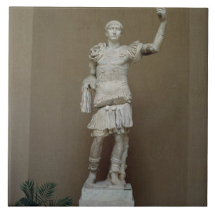 Statue des Kaisers Trajan (ANZEIGE 53-117) Fliese