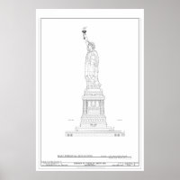 Statue des Liberty Blueprints