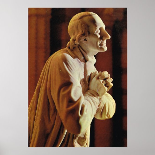 Statue des Pfarrers von Ars Poster (Vorne)