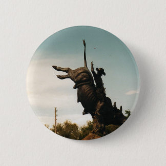 Statue eines bullrider (kkincade12) button