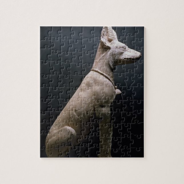 Statue eines Hundes, Mesopotamia, c.5000-1000 BC Puzzle (Vertikal)