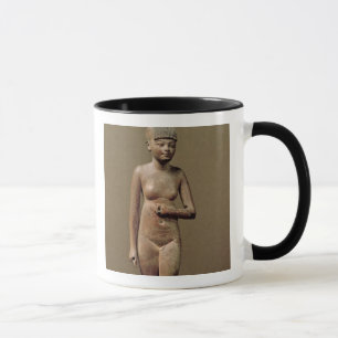 Statue eines jungen Dienstmädchens (Holz) Tasse