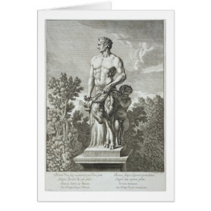 Statue eines Satyr in Versailles, 1675, von 'Vues