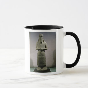 Statue eingeweiht dem Gott Haddad-Yishi (Basalt) Tasse