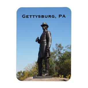 Statue General Warren in Gettysburg, PA Magnet