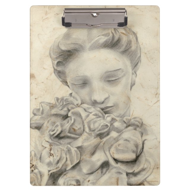 Statue im Garten I Klemmbrett (Vorderseite)