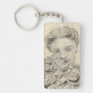 Statue im Garten I Schlüsselanhänger