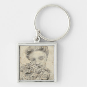 Statue im Garten I Schlüsselanhänger