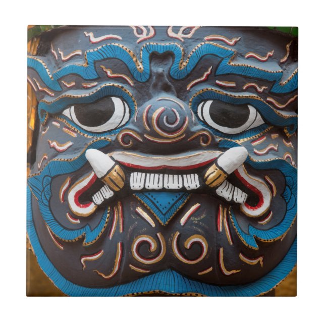 Statue im Grand Palace Fliese (Vorderseite)