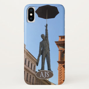 Statue im Himmel in Prag. Handy-Fall Case-Mate iPhone Hülle