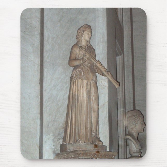 Statue im Vatikanmuseum in Rom, Italien Mousepad (Vorne)