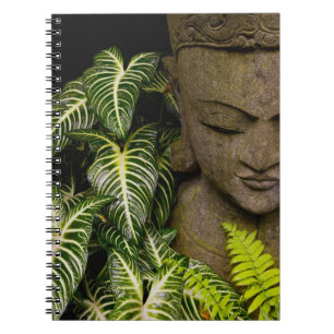 Statue in Garten-Standortinformationen: Chiang MA Notizblock