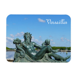 Statue La Loire im Garten des Schlosses Versailles Magnet