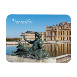 Statue Le Rhone im Garten des Schlosses Versailles Magnet