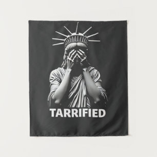 Statue Liberty New York America Tarried Wandteppich