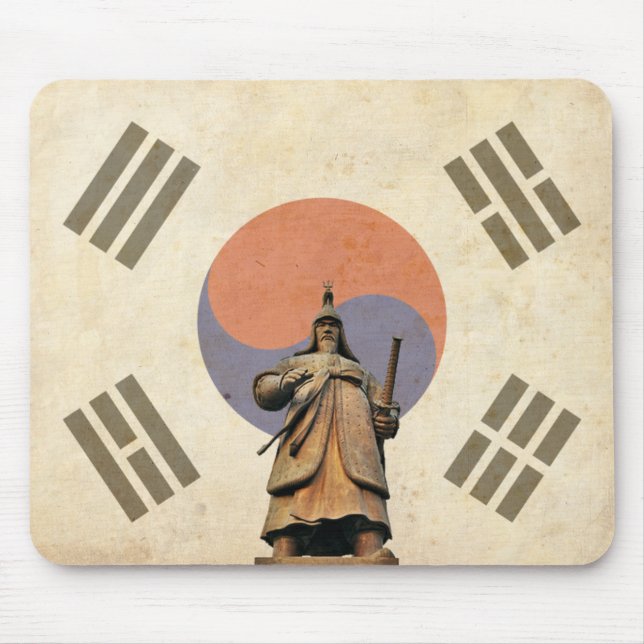 Statue Mousepad Schienbein des Admirals Yi bald (Vorne)