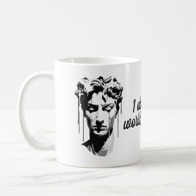Statue of David by Michelangelo Kaffeetasse (Links)