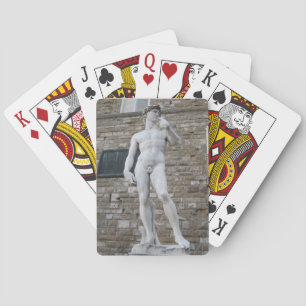 Statue of David, Florence, Italy Cards. Spielkarten