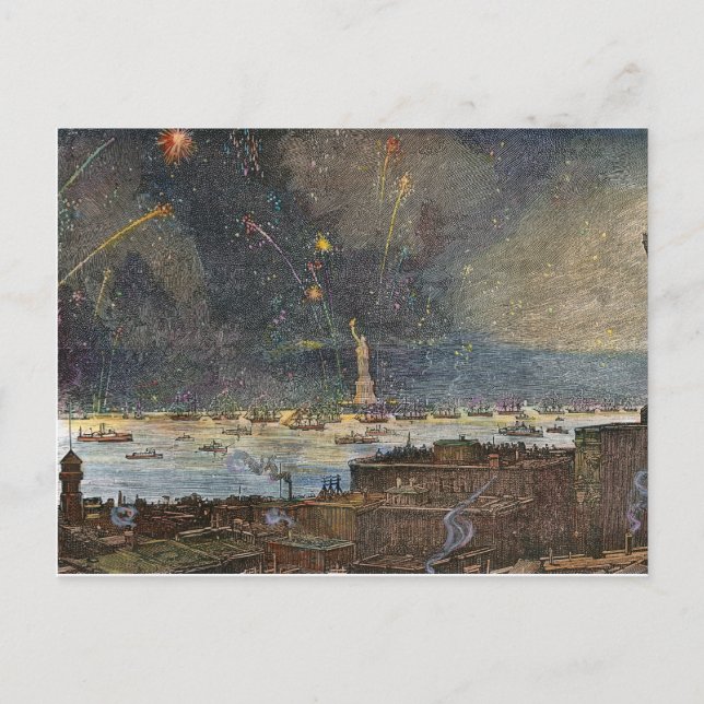 STATUE OF LIBERTY, 1886 POSTKARTE (Vorderseite)