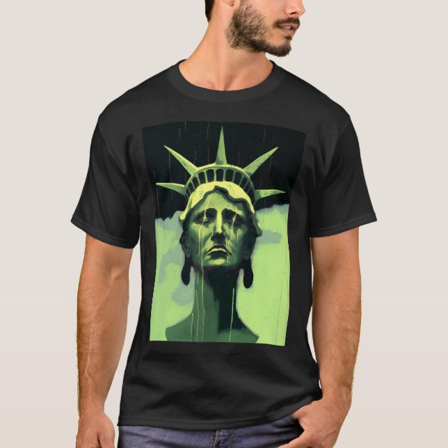 Statue Of Liberty  Artistic Rendering  Lady Libert T-Shirt (Vorderseite)