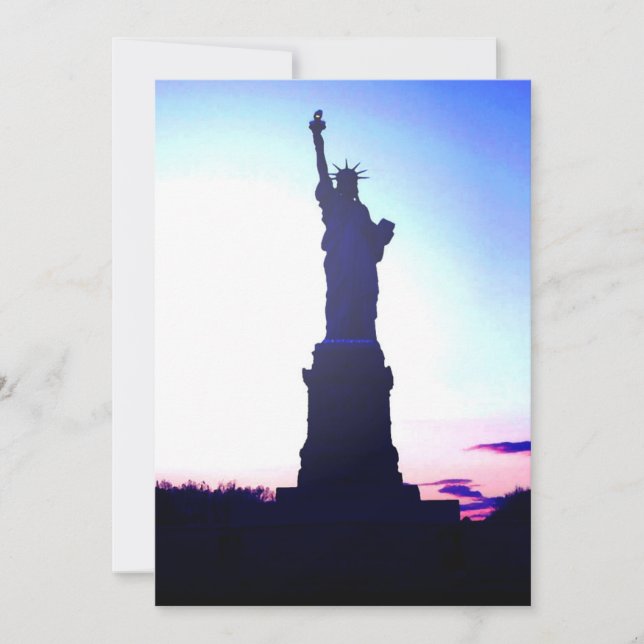 Statue of Liberty Einladung (Vorderseite)