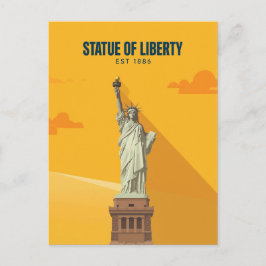 Statue of Liberty Est. 1886 Postkarte