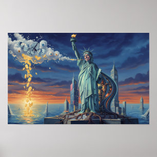Statue of Liberty Fine Art Poster
