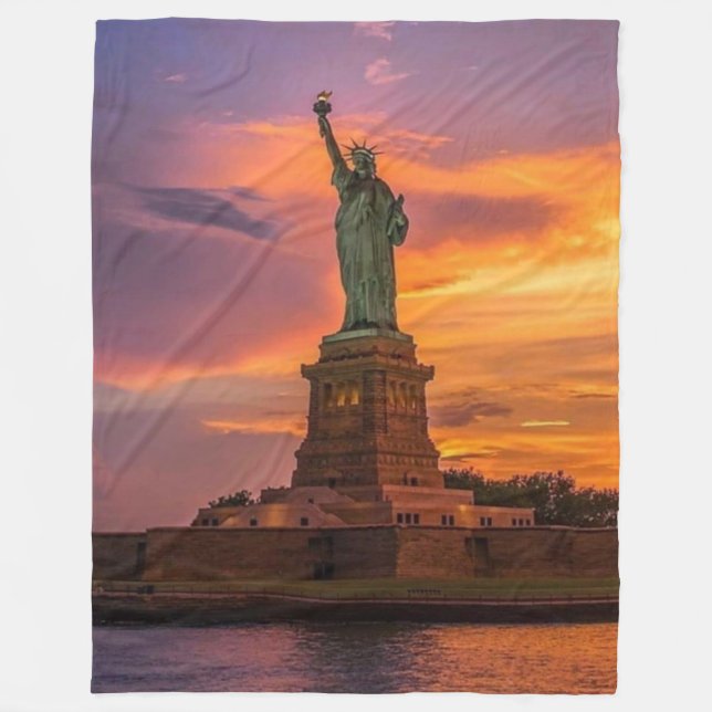 Statue Of Liberty Fleecedecke (Vorderseite)