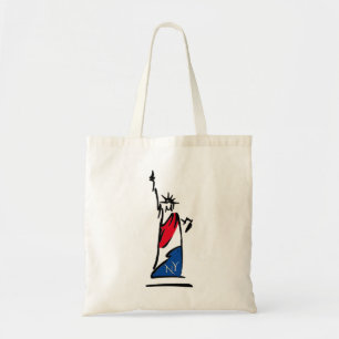 Statue of Liberty / Lady Liberty Streifen Tragetasche