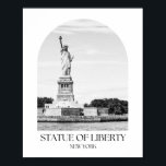 Statue of Liberty New York Arch Foto Print Poster<br><div class="desc">Statue of Liberty New York Arch Foto Print</div>