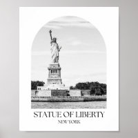 Statue of Liberty New York Arch Foto Print
