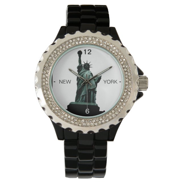 Statue of Liberty New York City Watch Armbanduhr (Vorderseite)