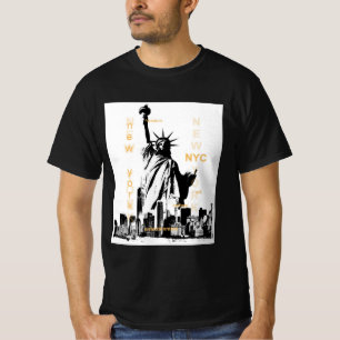 Statue Of Liberty Nyc New York Manhattan Herren T-Shirt