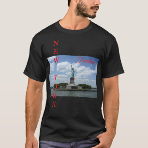 Statue of Liberty Nyc New York Men's Black T - Shi T-Shirt