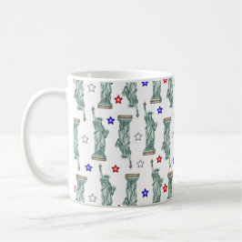 Statue of Liberty - Patriotische Sterne Kaffeetass Kaffeetasse