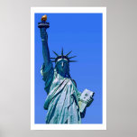 Statue of Liberty Pop Art Poster Printwerbung<br><div class="desc">New York City - Statuen,  Denkmäler und Gebäude der USA - Statue des Fotos der Freiheit</div>