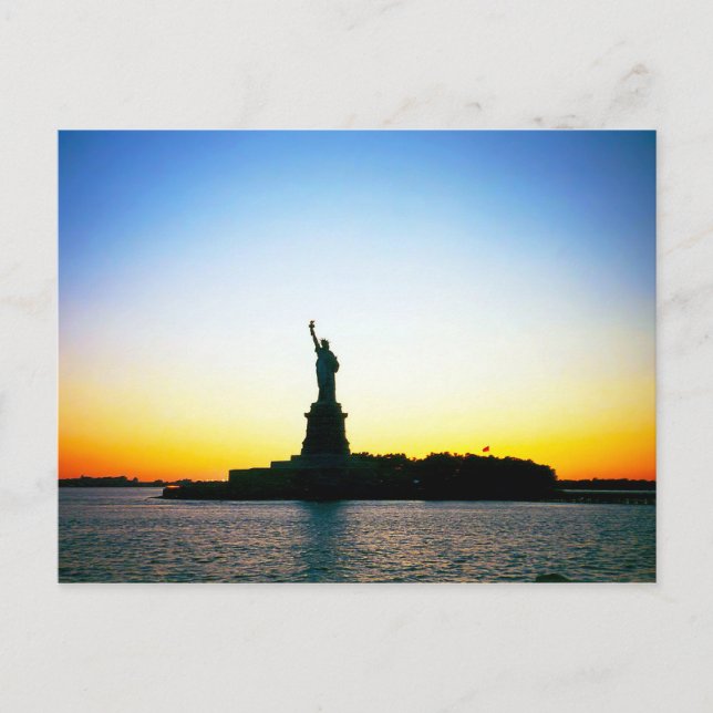 "Statue of Liberty" postcard Postkarte (Vorderseite)