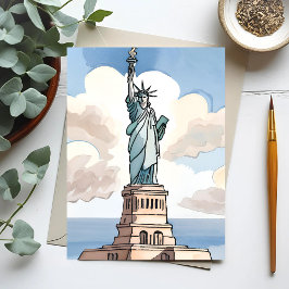 Statue Of Liberty | Sehenswürdigkeit Postkarte