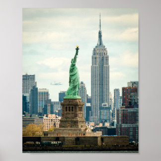 Statue of Liberty Shuttle Empire State Poster