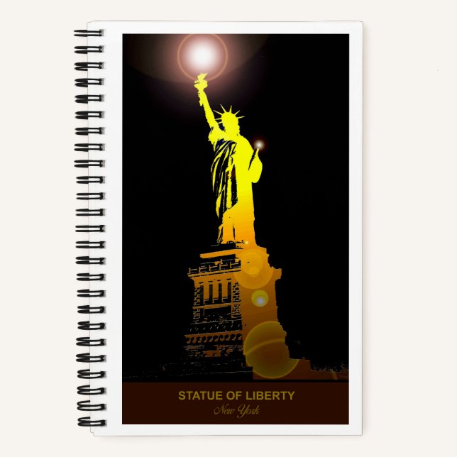 Statue of Liberty Travel Notebook Notizbuch (Vorderseite)