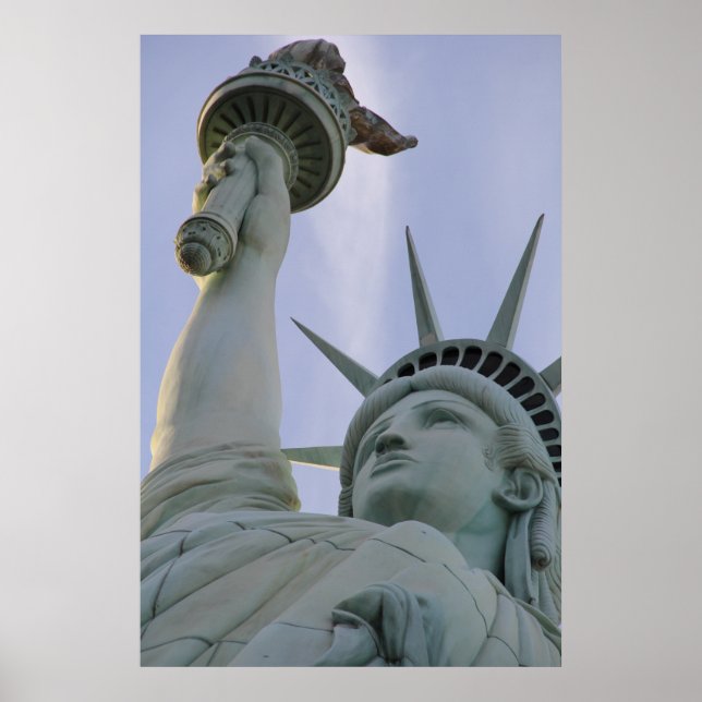 Statue of Liberty USA Color Foto Wall Poster (Vorne)