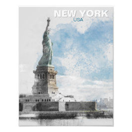Statue of Liberty USA Holiday – Manhattan NYC Fotodruck