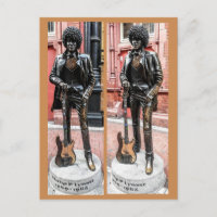 Statue Phil Lynott, Dublin, Irland