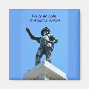 Statue Ponce de Leon Magnet